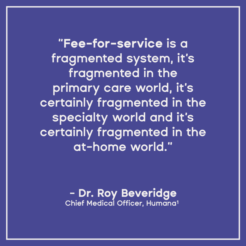 Fee-for-service quote by Dr. Roy Beveridge