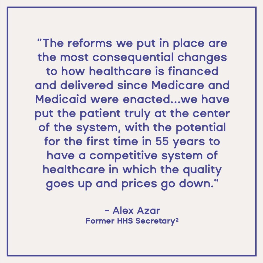 Alex Azar quote on medicare