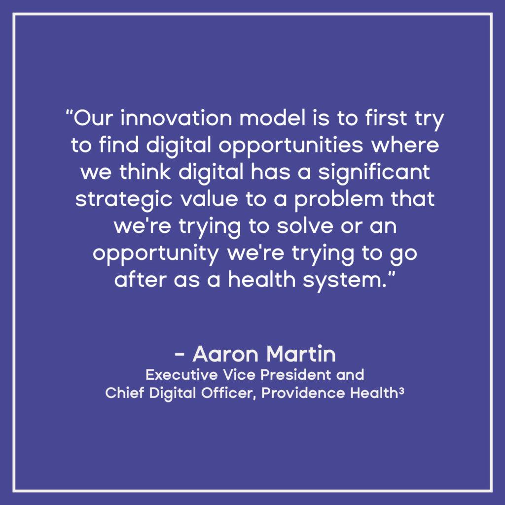 Aaron Martin health system quote