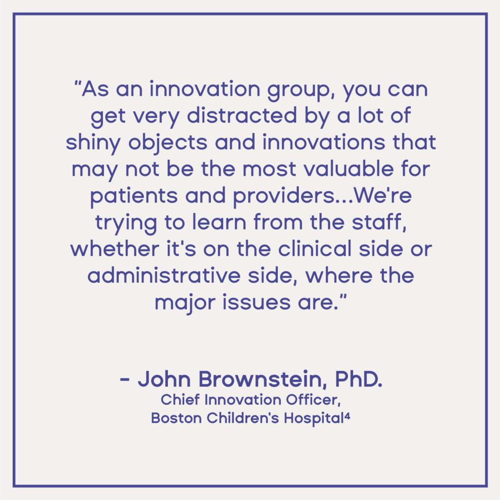 John Brownstein healthcare quote
