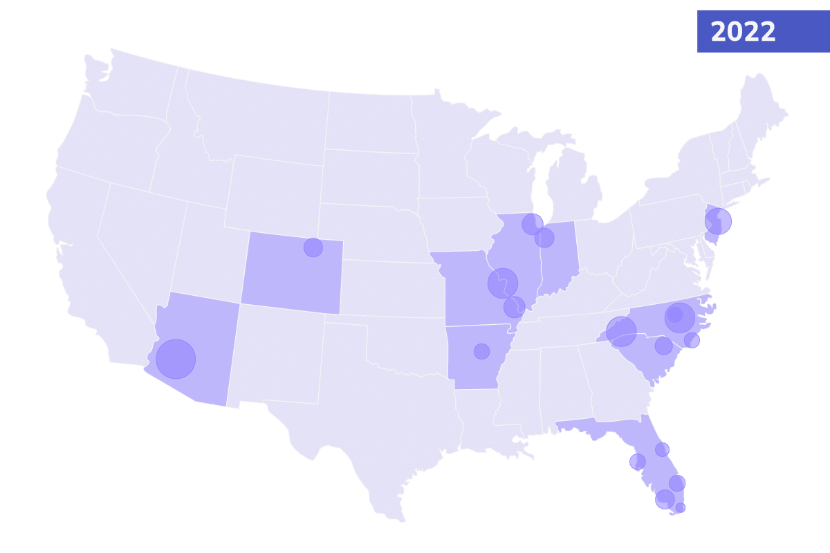 Pearl Health Provider Network Map 2022