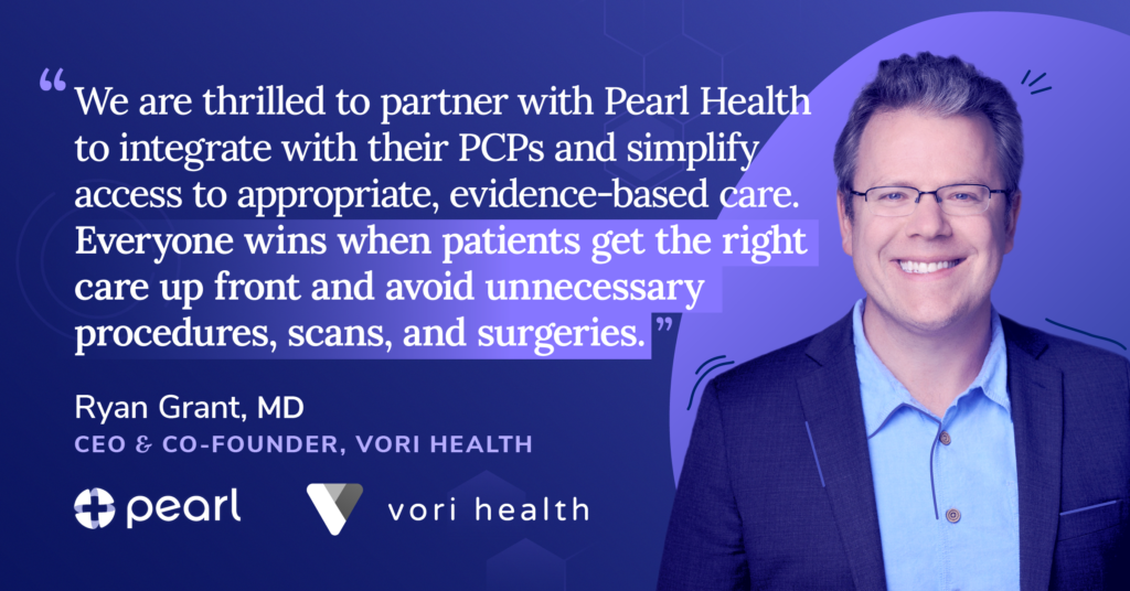 Pearl Health Partners with Vori Health to Provide Virtual-First Musculoskeletal Care to Medicare Beneficiaries